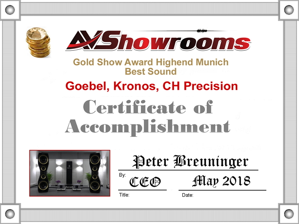 Goebel-Kronos-Award