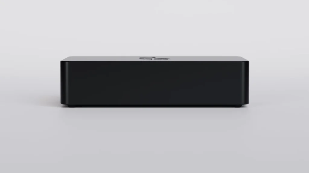 Reiki Audio SuperSwitch network switch, front