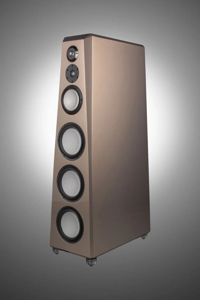 Von Schweikert ULTRA.7 in bronze, three-quarter view