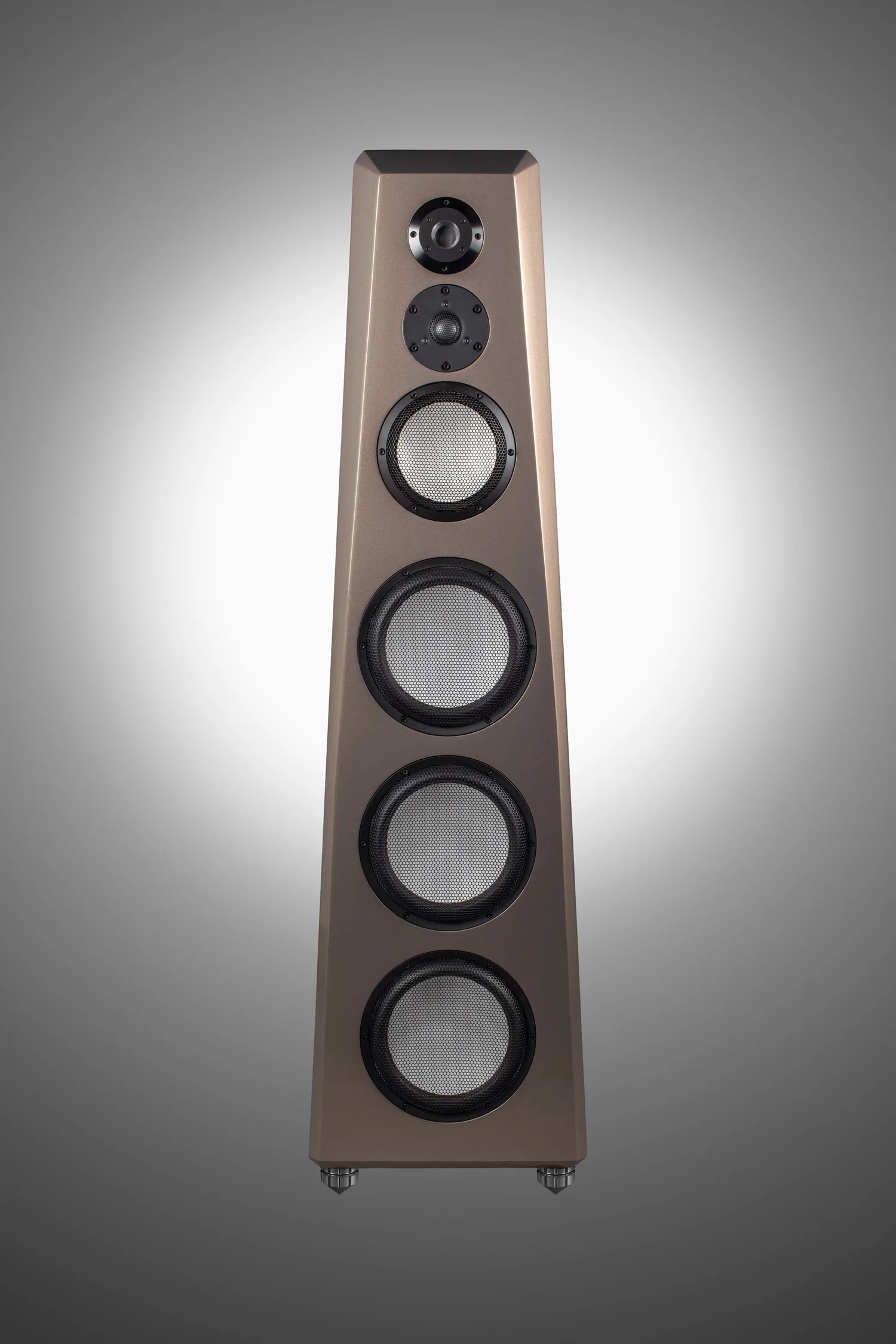 Von Schweikert ULTRA.7 Von Schweikert ULTRA.7 loudspeaker in bronze, front view