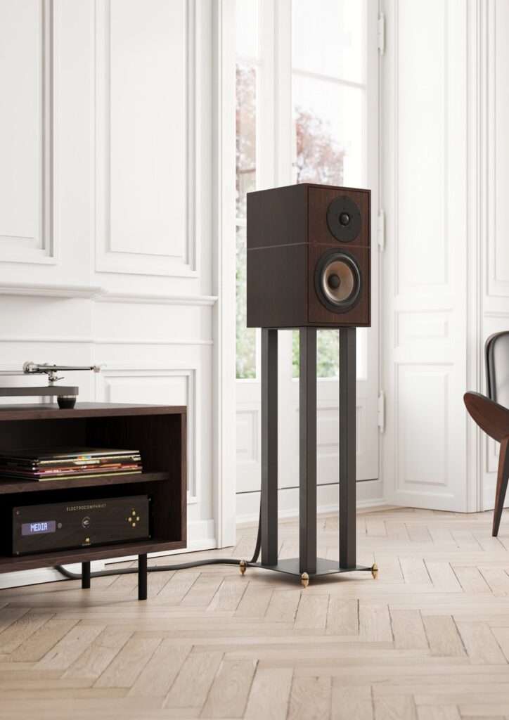 Revival Audio Atalante 3 on Stand 3 Revival Audio Atalante 3 loudspeaker on its Stand 3